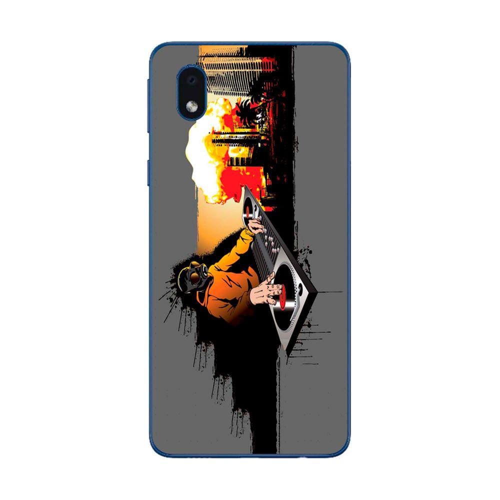 Capa Adesivo Skin264 Verso Para Samsung Galaxy M01 Core