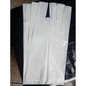 Sacolas Plásticas Branca 20 kg Recicladas | Alça Camiseta