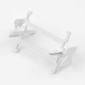 Espaçador para Bloco de Vidro 5mm 10un - Branco
