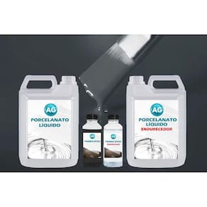 Kit Porcelanato Líquido + Primer - Concreto, Madeira e Mais