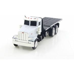 Miniatura Caminhão Tomy Ertl Peterbilt Flatbed Truck 1/64