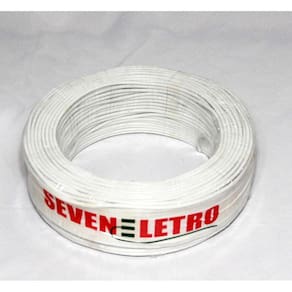 Cabo Flexível 2,5mm Branco - 80mts | 1x2,5mm | 750v