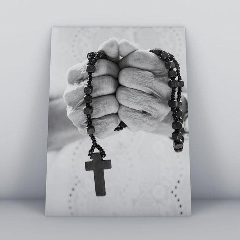 Quadros TAC Religião Cristã 062 MDF 20x30cm - Colorido