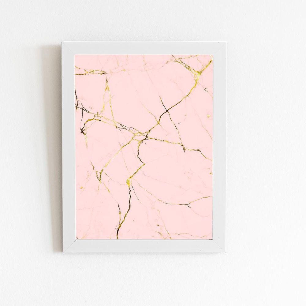 Quadro Decorativo 60x40cm - Moldura Eucatex - Adesivo Vinil