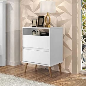 mesa de cabeceira pequena para apartamento