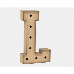 Letra Caixa Grande Mdf 80Cm De Altura Decoração
