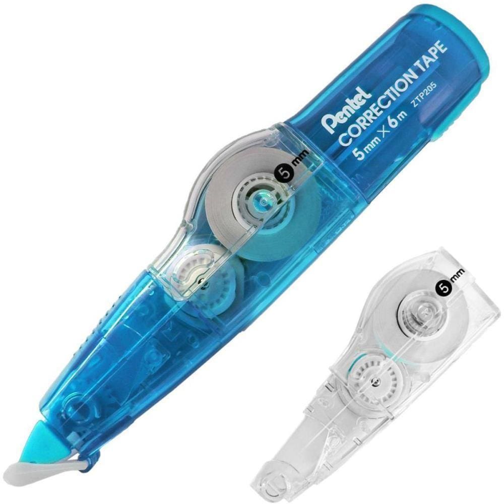 Corretivo Em Fita Corretion Tape 6M Azul C/Refil