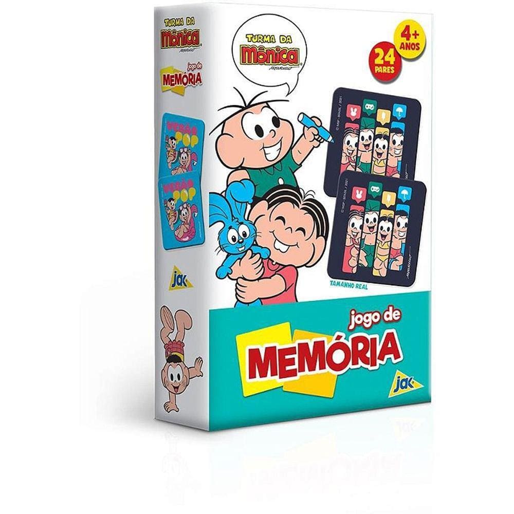 Jogo da memoria colorir turma da monica