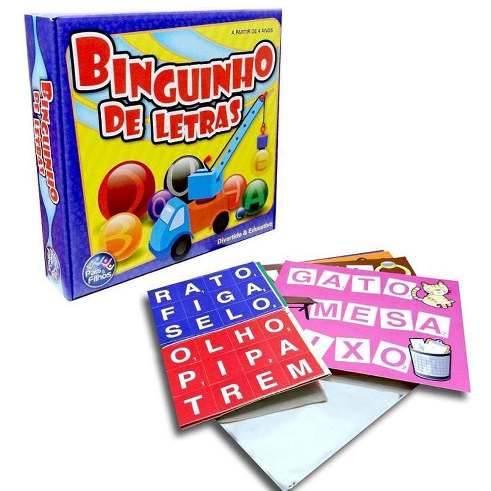 Jogo Bingo Letras - Grow 02320