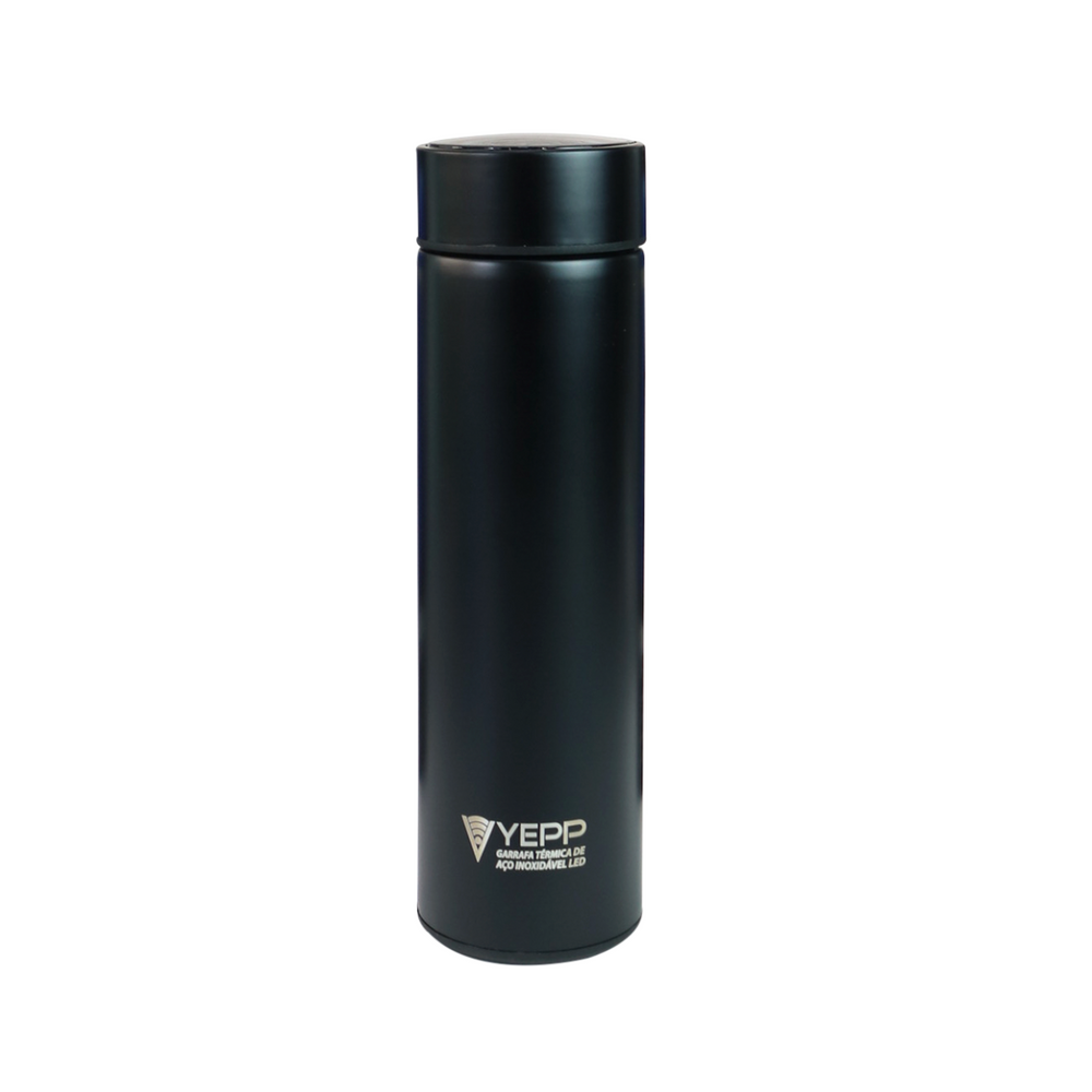 Garrafa Isotérmica  Inox Com Infusor E Visor Touch Led 500ml