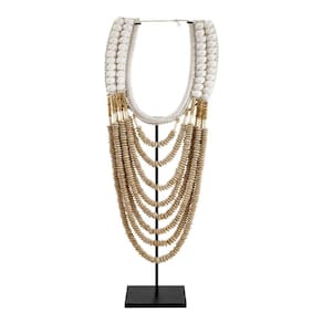 Escultura Decorativa Conchas com Suporte 70cm 17161 Mart