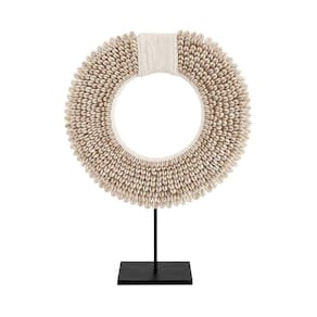 Escultura Decorativa Conchas com Suporte 40cm 17214 Mart