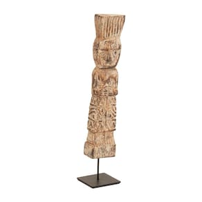 Escultura Decorativa em Madeira com Suporte 36cm 17168 Mart