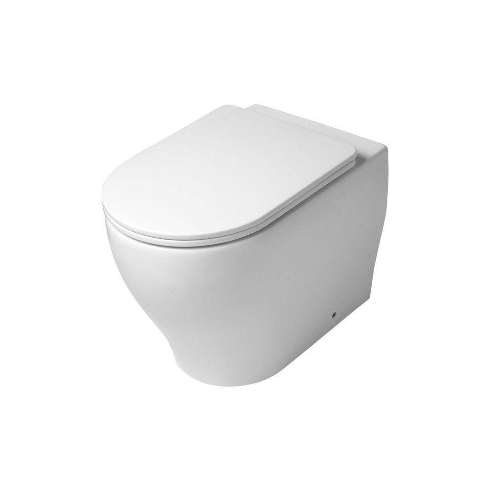 Kit Vaso Sanitário Convencional e Assento Soft Close Barroco Acqua Brasil Branco