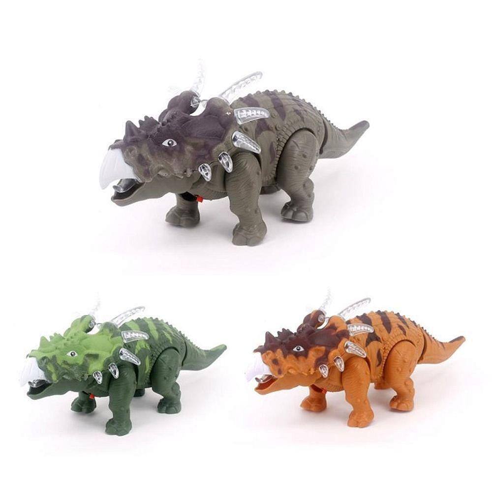 Dinossauro World Triceratops 45cm com Som - Cotiplás