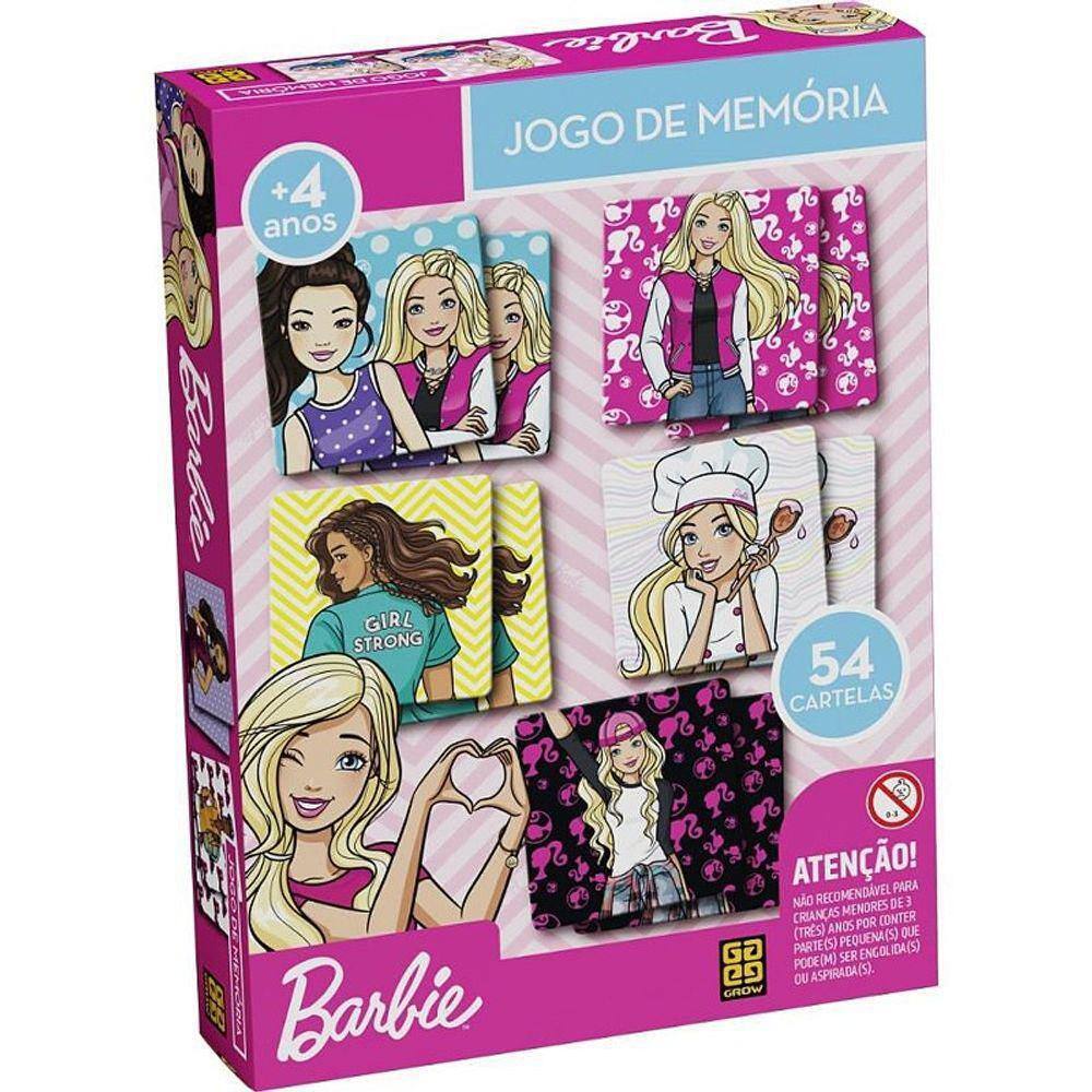 Box De Atividade Barbie Jogo De Cartas Carton Colorir 90943