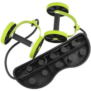 Elástico Roda Exercício Aparelho Abdominal Revoflex Xtreme