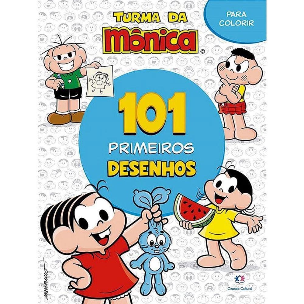 Gigante ler e colorir - Turma da Mônica