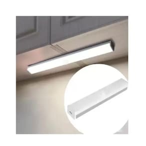 Luminária Led Sensor Presença Recarregável Usb 40cm Imã Grande