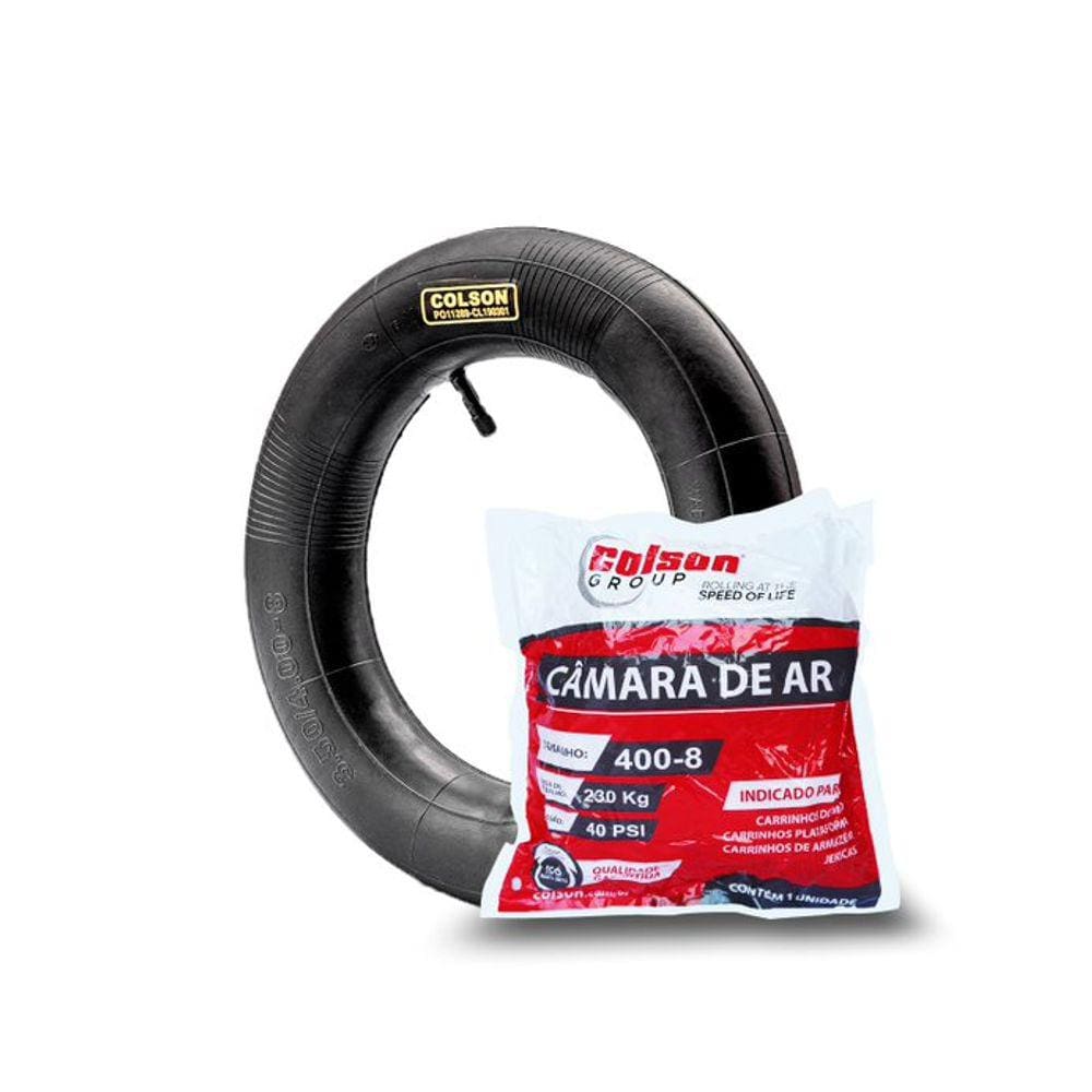 Cãmara De Ar Para Carriola E Carrinho De Mão 400 X 8 Colson - Cp.4.00-8 - Emb.