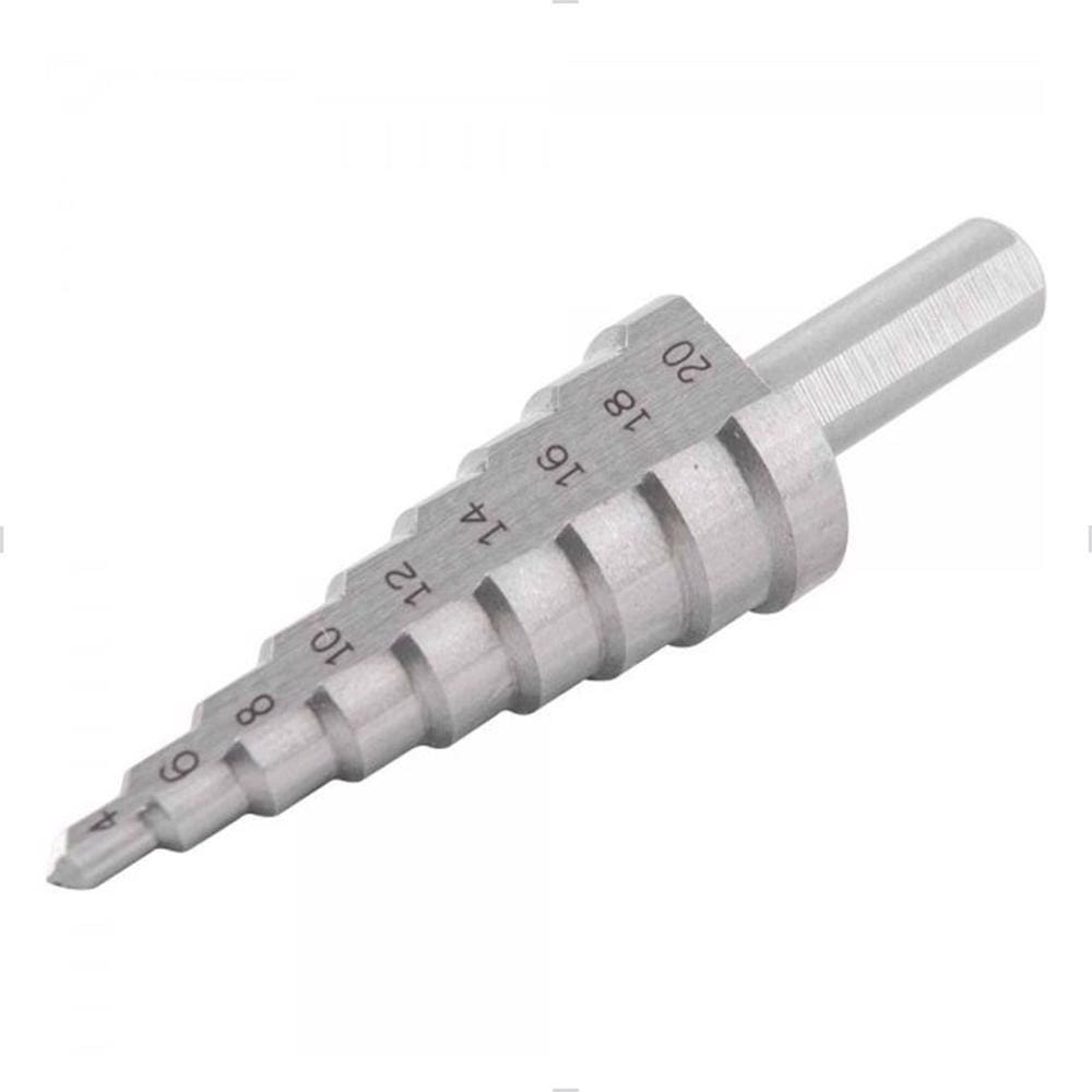 Broca de Aço Rápido Escalonada 4mm a 20mm 5344420000 Vonder