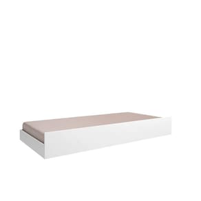 Cama Auxiliar Solteiro Infantil Linha Chiara Branco - Phoenix Baby