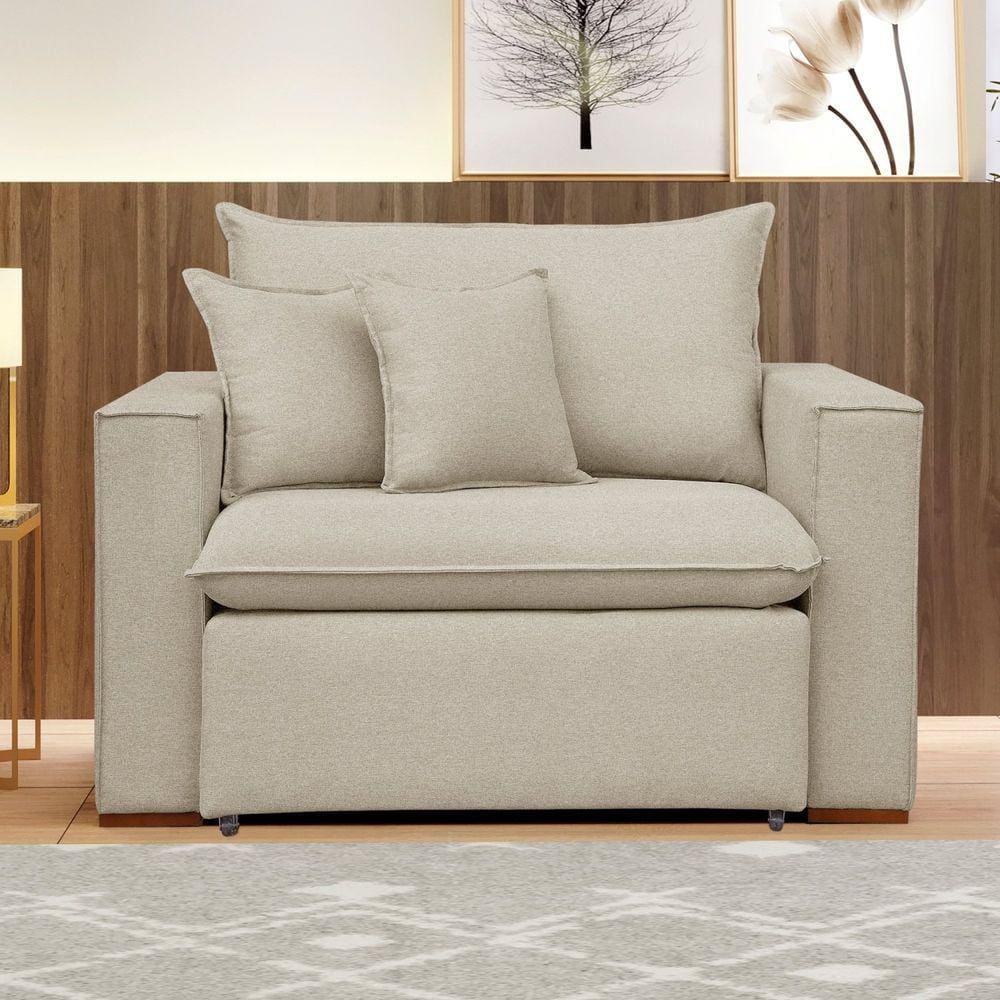 Poltrona Retrátil 100cm Barcelona Cru