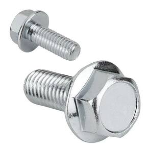 Parafuso Sextavado Flangeado Din 6921 M6 X 20 Zinco - 50Un