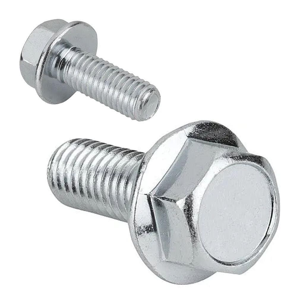 Parafuso Sextavado Flangeado Din 6921 M6 X 20 Zinco - 500Un