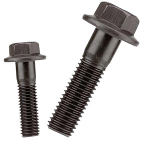 PARAFUSO SEXTAVADO FLANGEADO M12 x 45 RP ENEGRECIDO - 400PÇS