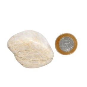 Ambligonita Roxa Rolado Natural Qualidade Comum 51mm 112g