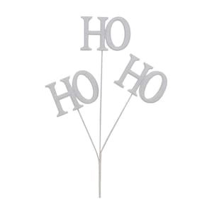 Pick Natalino Ho Ho Ho Branco 1Un 35X20X1Cm 1026112