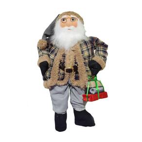Boneco Papai Noel Com Presentes - 60cm
