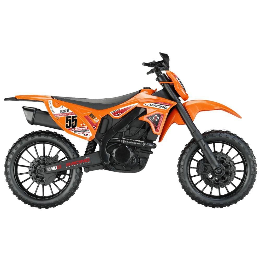 Moto Esportiva Naked Miniatura Infantil 26Cm Roma Brinquedos