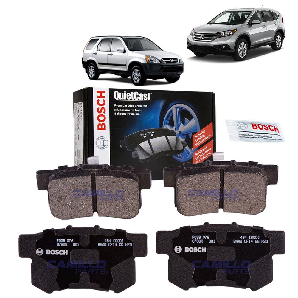 Pastilha Freio Traseira Nova Bosch Honda Cr-v 2.0 2002/2017
