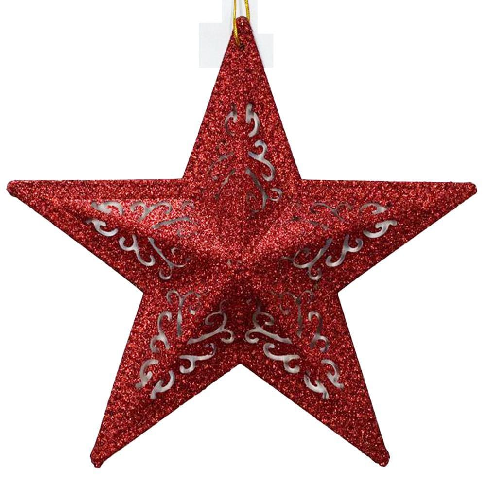 Estrela para Arvore Enfeite de Natal 26cm 