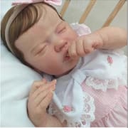 Bebê Reborn Baby Doll Recém-Nascido 3D-49