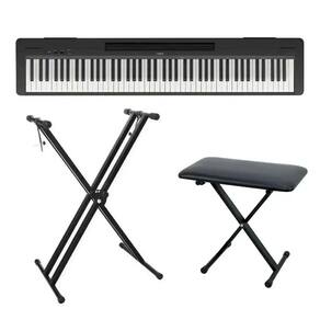 Piano Digital Yamaha P-145 - 88 Teclas GHC Toque Realista + Suporte em X + Banqueta