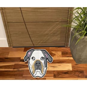 Tapete Cachorro Bull Dog, Tapete Realista De Animais, Para Decoração De Quartosa Salas E Benheiro