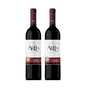 Kit Vinho Arbo Cabernet Sauvignon Tinto Seco 750ml 2unidades