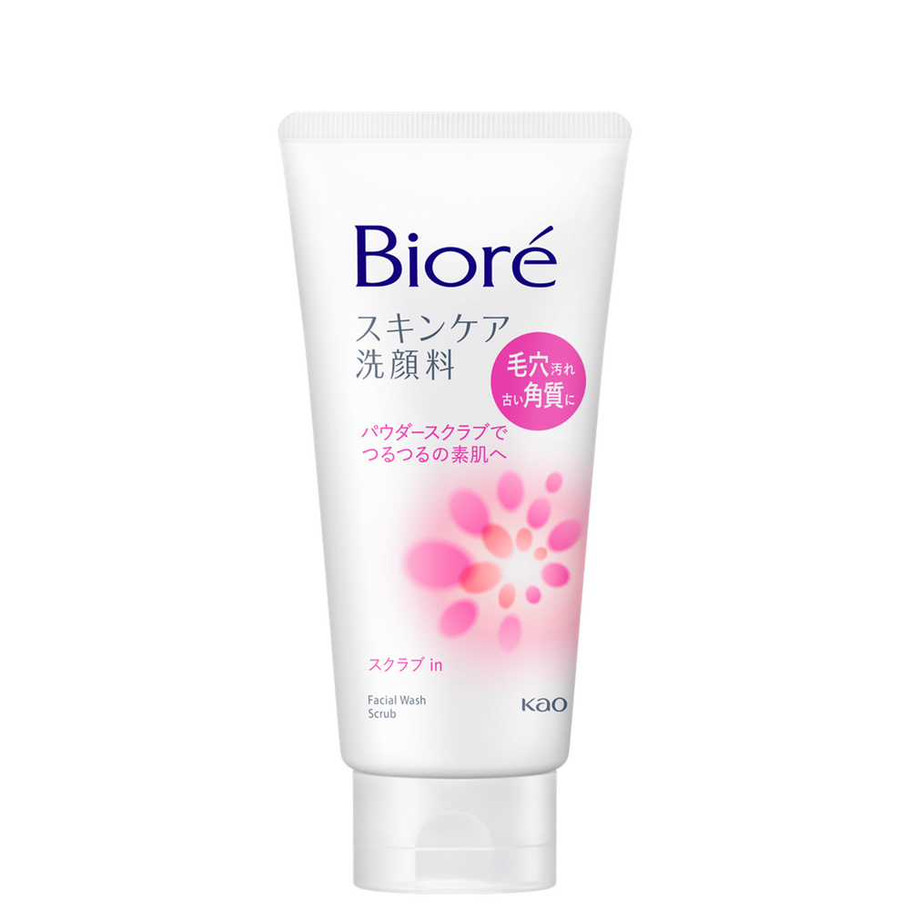 Bioré Wash Scrub - Sabonete de Limpeza Facial 130g