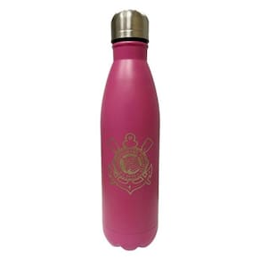 Garrafa Cantil Inox Corinthians Rosa 750 ML - 1307