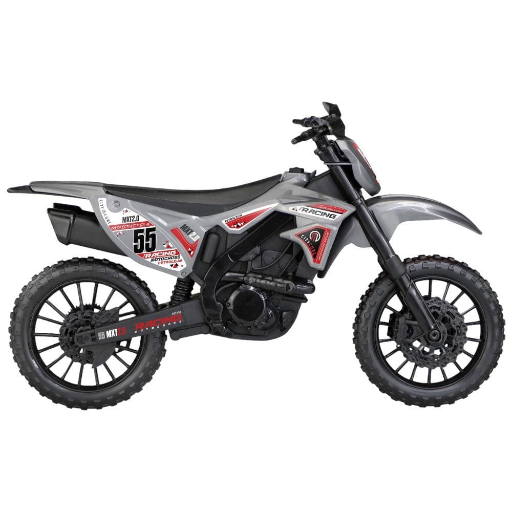 Moto Brinquedo Roma Racing Motocross Plastico