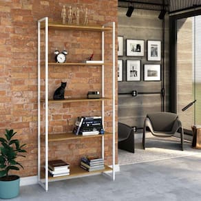 estante studio  e branca 80x187 cm