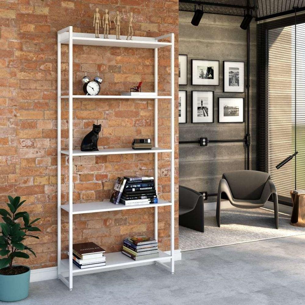 estante studio branca 80x187 cm