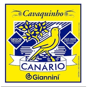Encordoamento Cavaquinho Aço 0.10 Giannini Canário