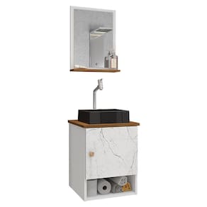 Gabinete Banheiro Lima Cuba Tulipa Pto Torneira DL08 Val ABS