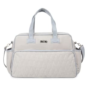 Bolsa de Maternidade Hug Grande Linho Cinza