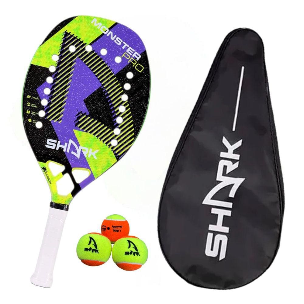 Raquete de Beach Tennis Shark Monster
