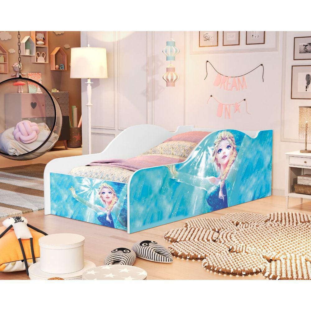 Cama Infantil Carro de Corrida vidaXL, MDF